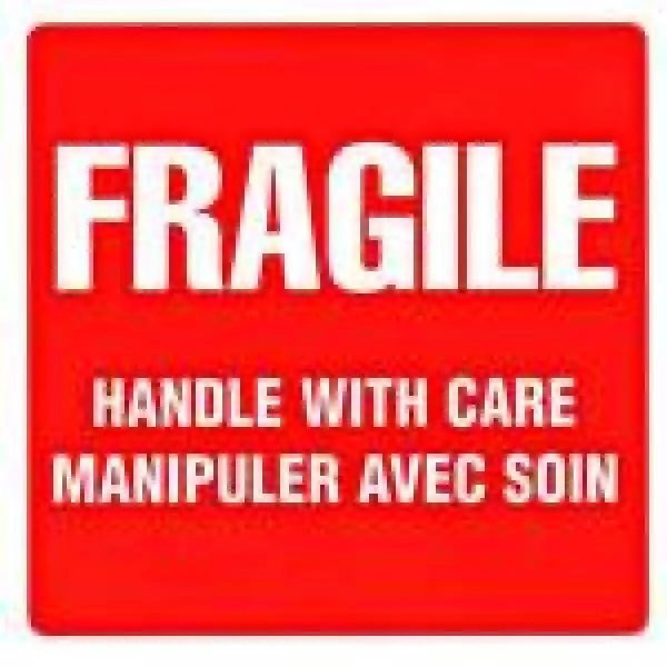 IL1657 - Etiquette  Fragile Manipuler Avec Soins - Papiers Et